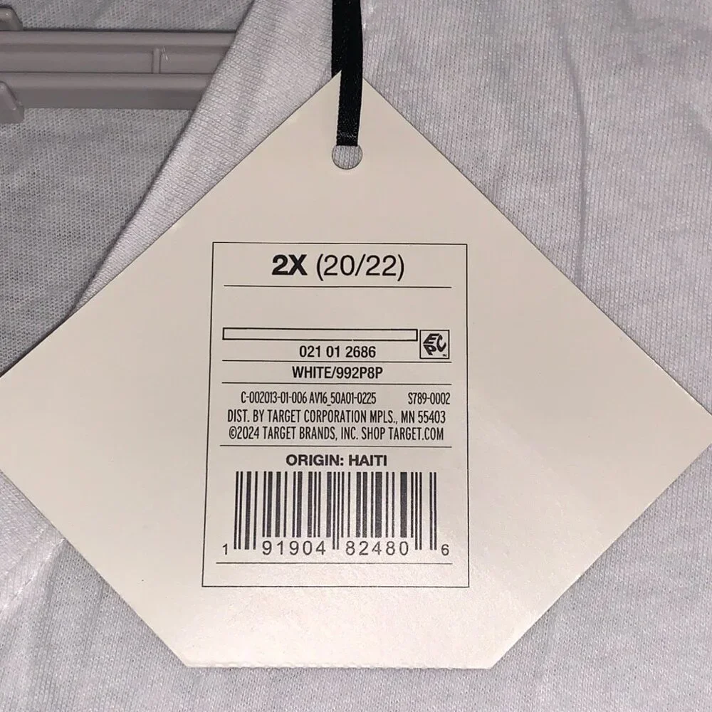 Ava & Viv Womens Plus Size White V-Neck Basic Tee Soft Cotton Casual Top - Picture 8 of 12